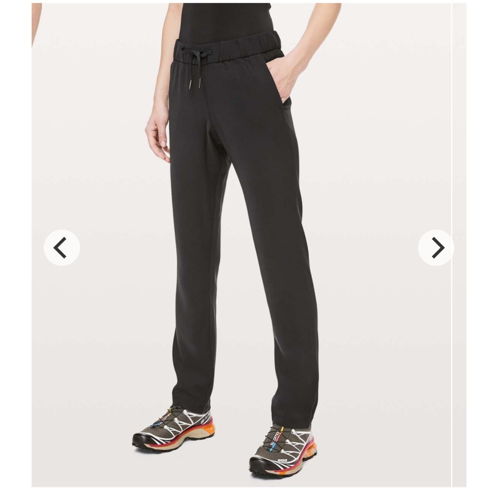 Lululemon On The Fly pant full length black, size 4